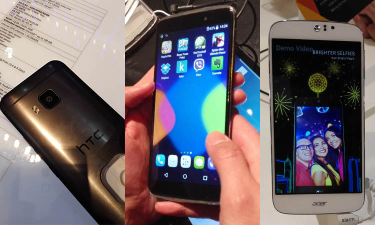 HTC M9 + iDol 3 + Acer Jade