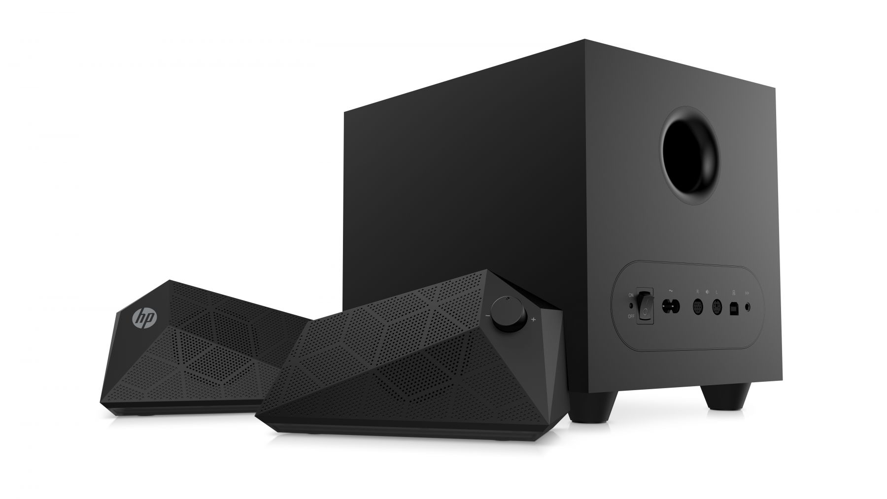 HP X1000 Casse Gaming 2.1 Con Subwoofer | 30W RMS, RGB Regolabile Da OMEN, AUX E USB, Per PC E Console