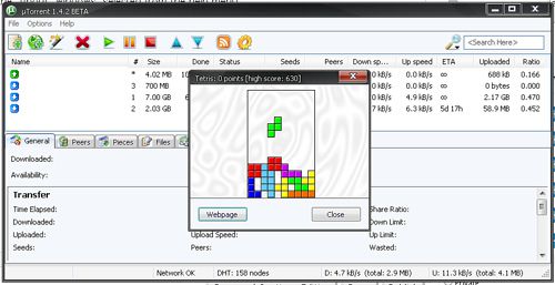 Tetris uTorrent