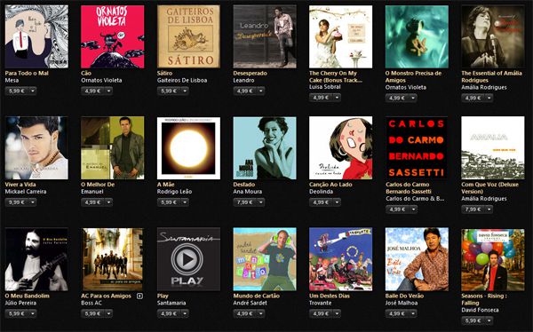 itunes store albuns lendários