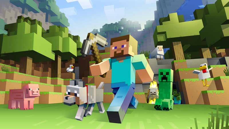 Minecraft foi vendido pela Microsoft na iniciativa Mojang