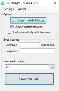 Controlar o PC com o Twitter