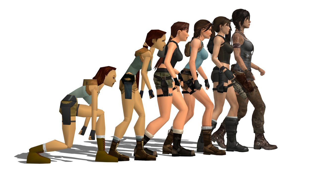 Evolução Lara Croft