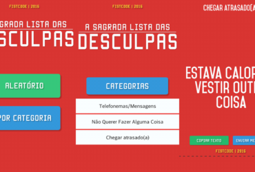 App do Dia - A Sagrada Lista das Desculpas