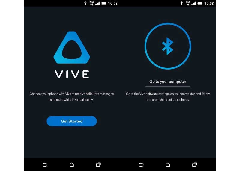 open the phone companion app open the phone companion app