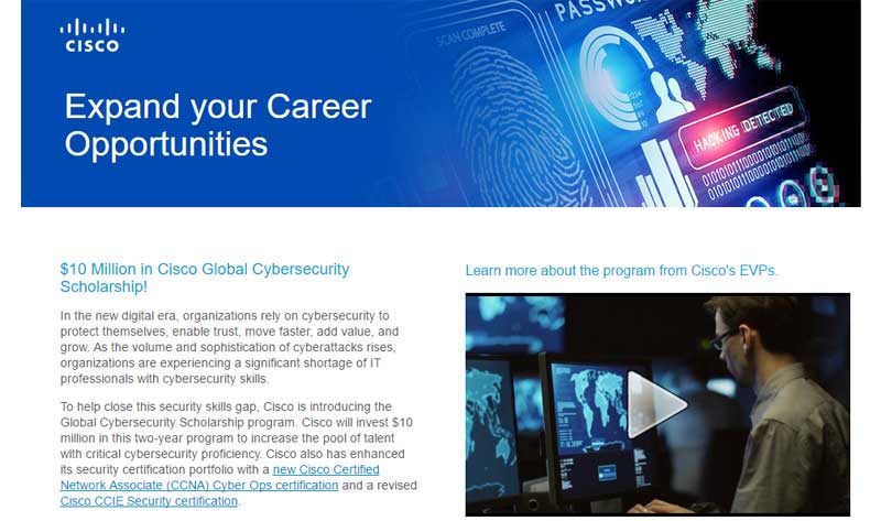 Cisco-Scholarship