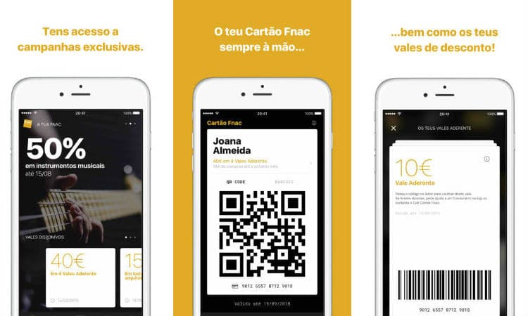 Cartão Fnac app