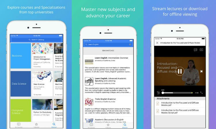 Coursera app