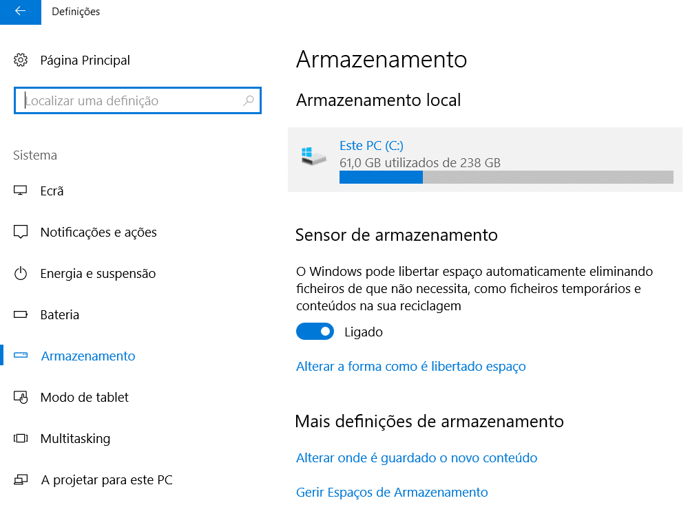 Actualização para Criativos Windows 10