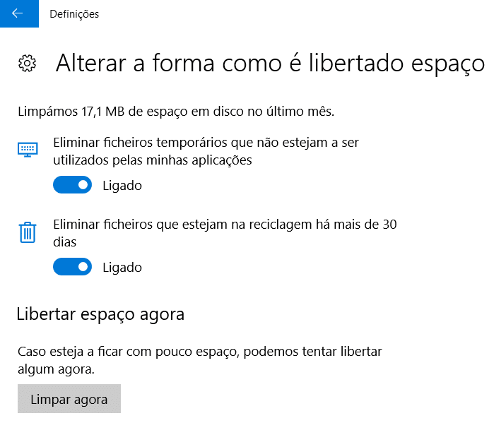 Actualização para Criativos Windows 10