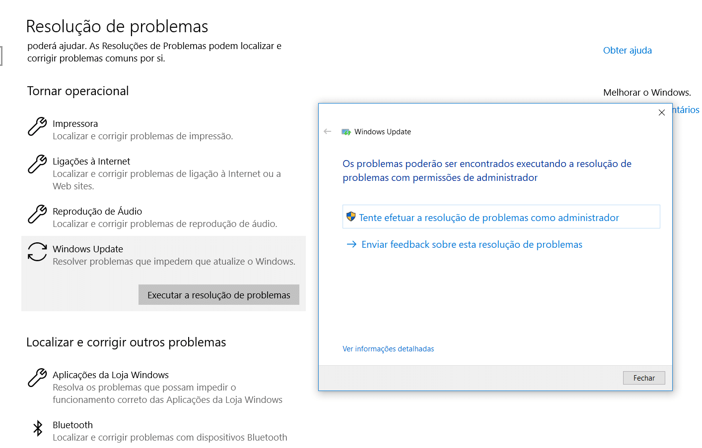 Actualização para Criativos Windows 10