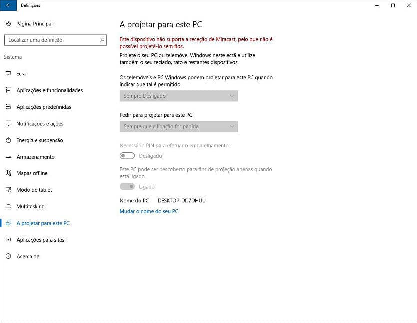 Faça partilhas entre vários PC, sem fios - ecrã