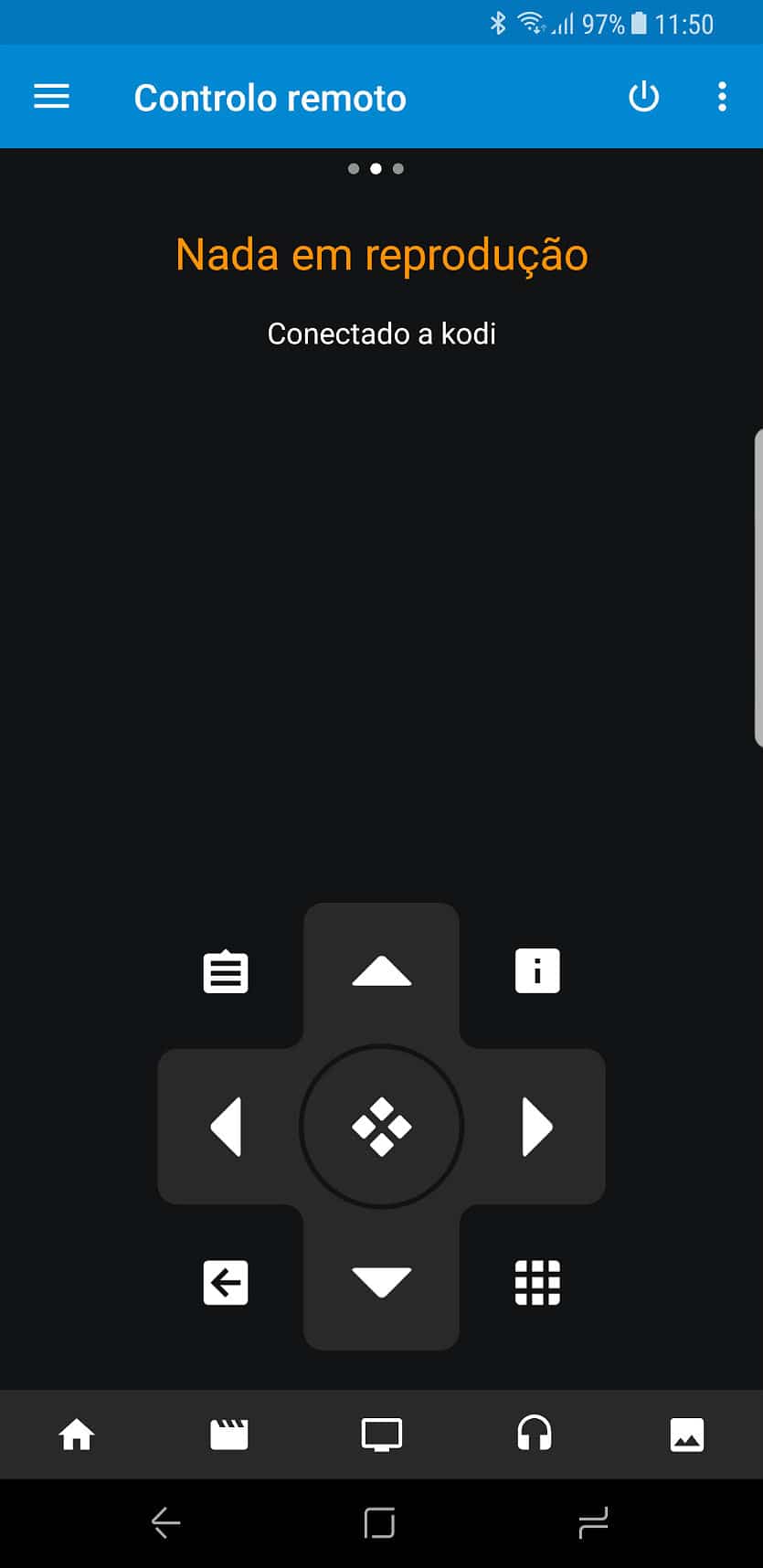 Controlar o Kodi com o smartphone - Passo 5
