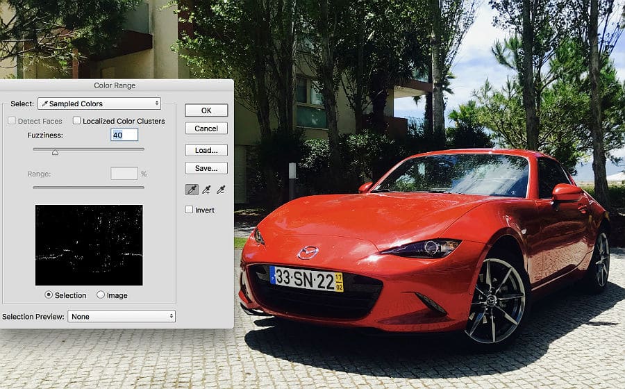 Mazda 1 - Photoshop Color Splash