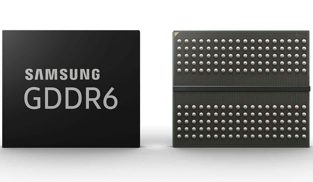 Memória Samsung GDDR6