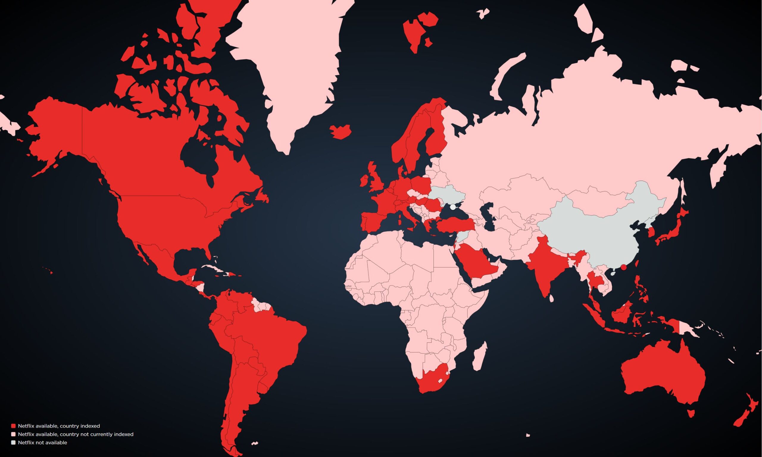 Mapa velocidade Netflix