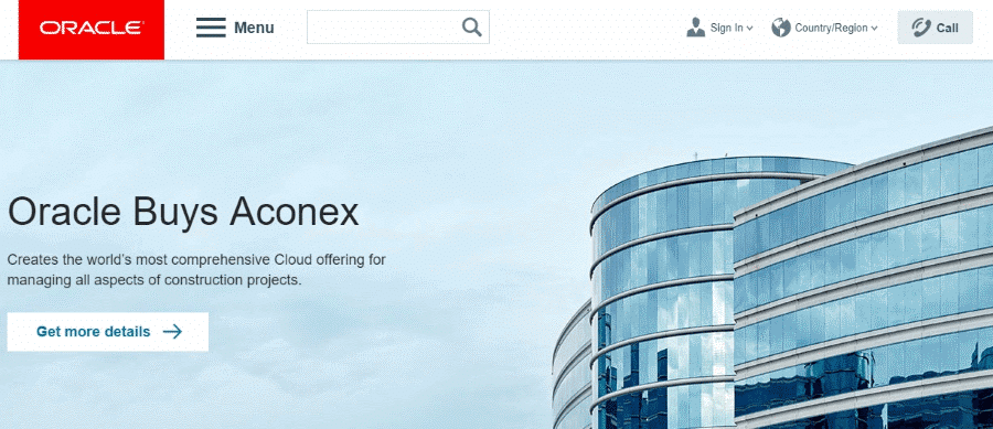 Oracle Aconex New