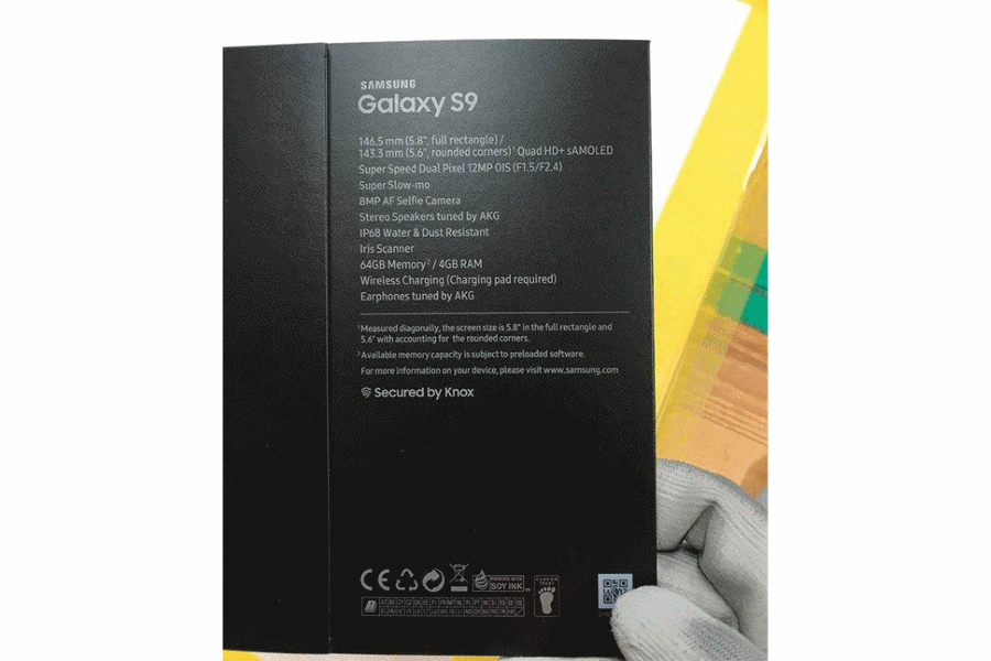 Galaxy S9 Box New