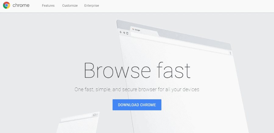 Google Chrome Web Browser