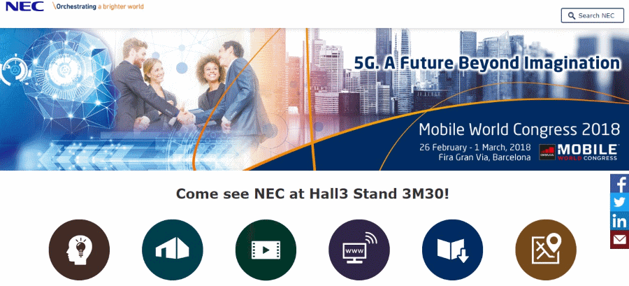 NEC Mobile World Congress