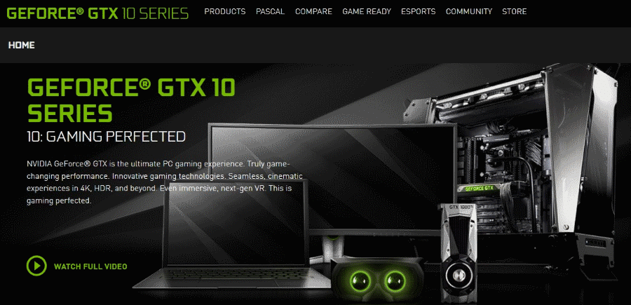 Nvidia GeForce GTX 10 Series