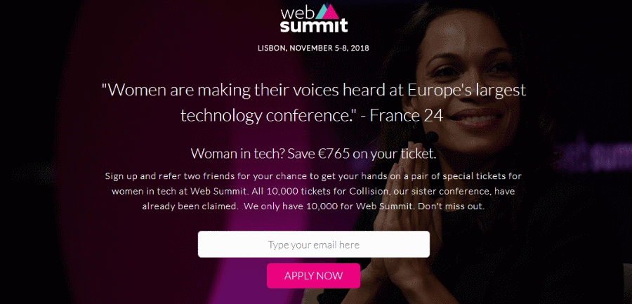 Web Summit Women in Tech