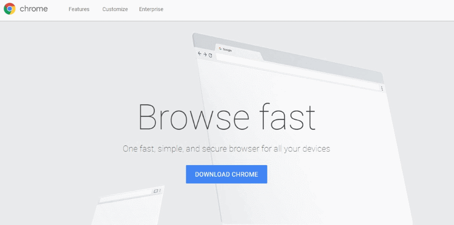 Google Chrome Web Browser