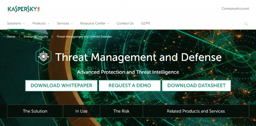 Kaspersky Threat Management and Defense