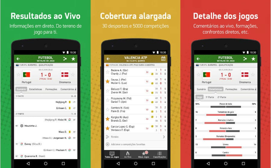 Meus Resultados app