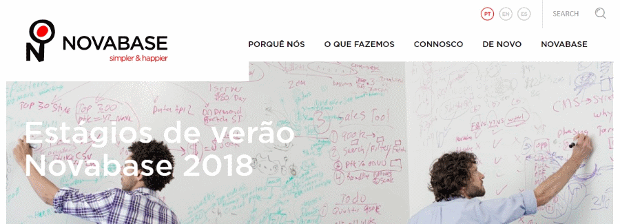 Estágios Verão Novabase 2018