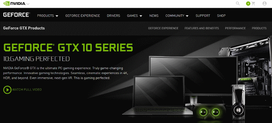 Nvidia GeForce GTX 10