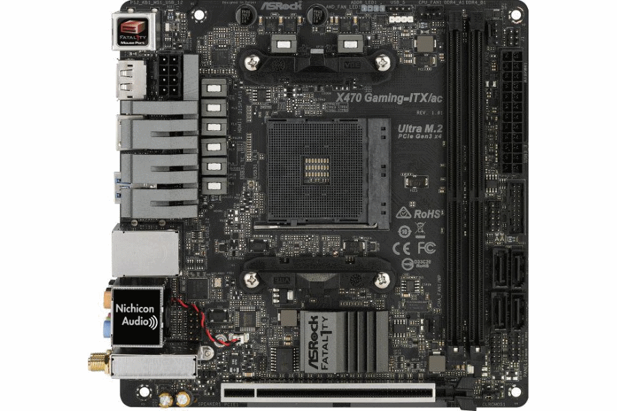 ASRock X470 Fatal1ty Gaming ITXac