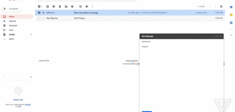 Google Gmail New