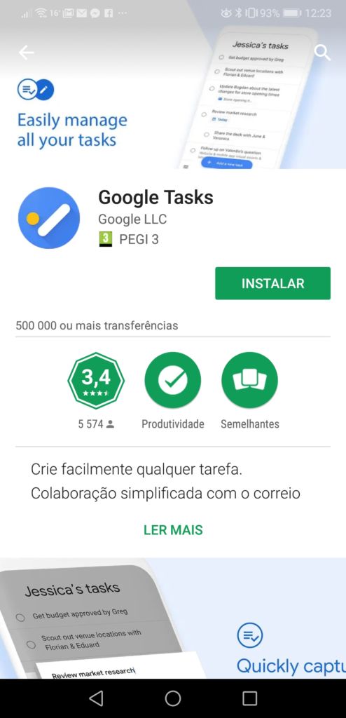 Google Tasks Loja