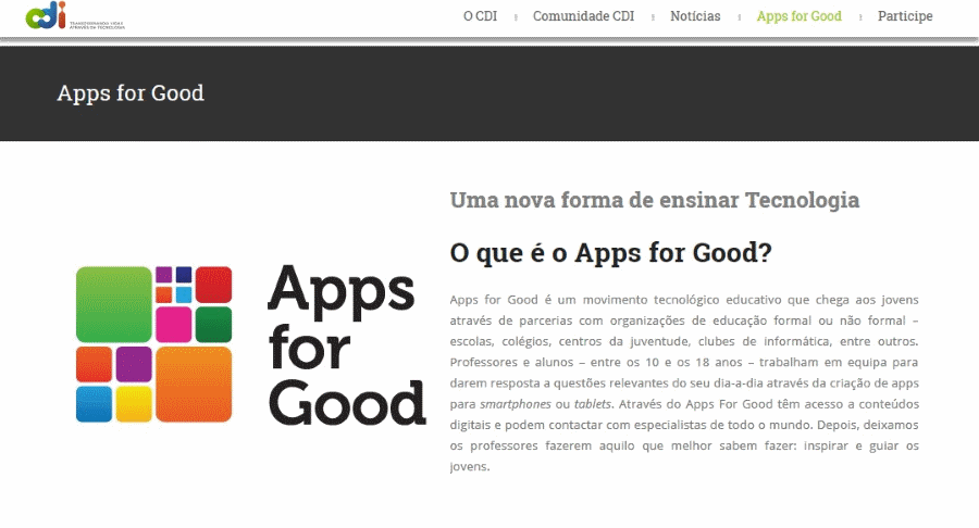 CDI Portugal Apps for Good