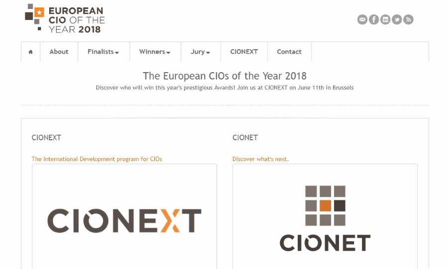 European CIO of the Year Awards