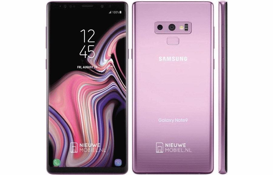 Nieuwe Mobiel Samsung Note 9