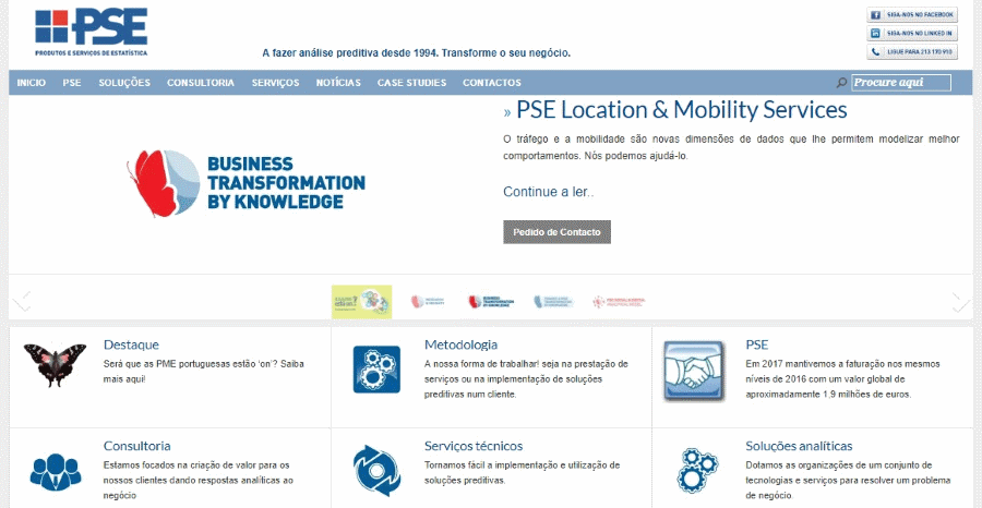 PSE – Produtos e Serviços de Estatística