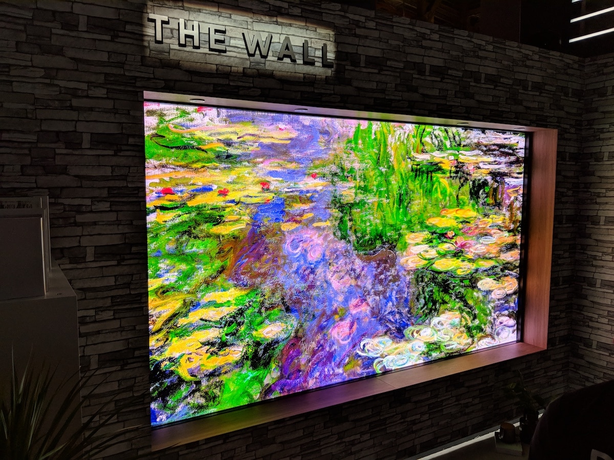 Microled Samsung CES 2018