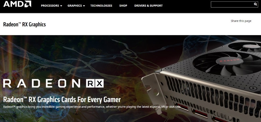 AMD Radeon RX Graphics