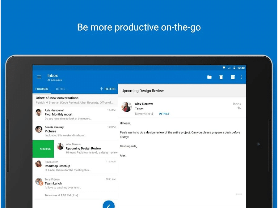 Microsoft Outlook Android