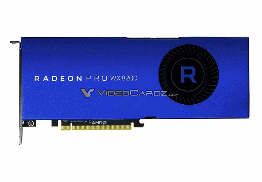 Videocardz Radeon PRO WX 8200