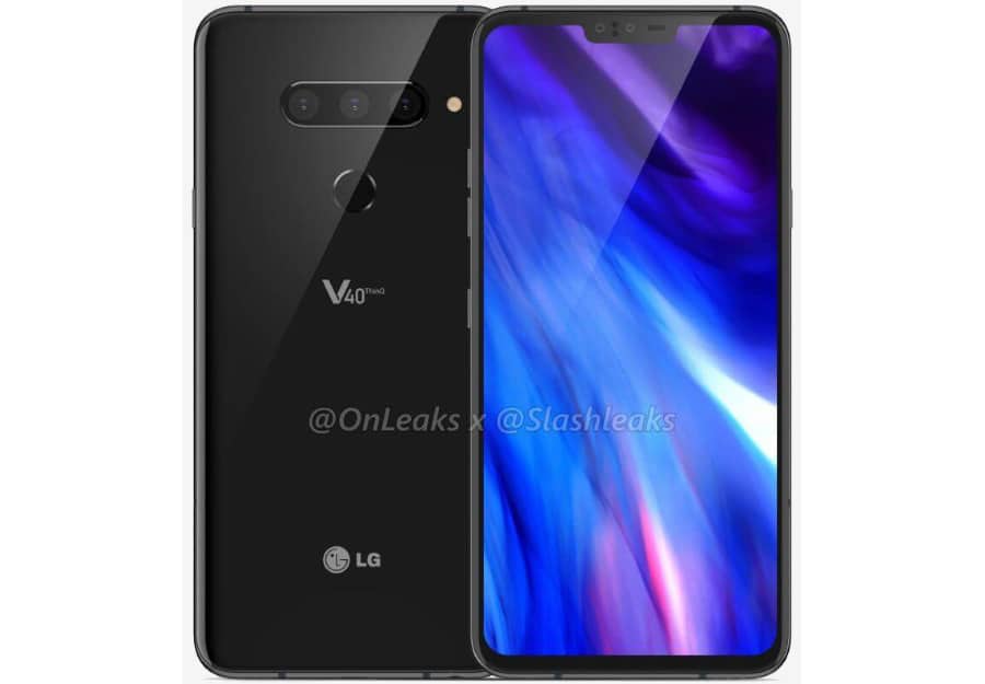 LG V40 ThinQ OnLeaks Slashleaks