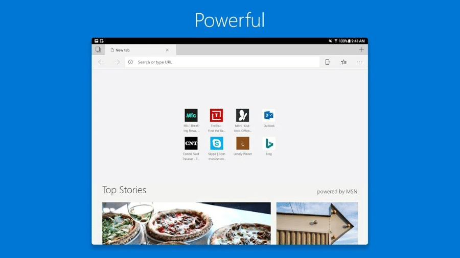 Microsoft Edge Android New