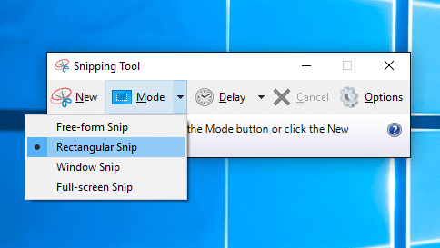 Snipping Tool WIndows