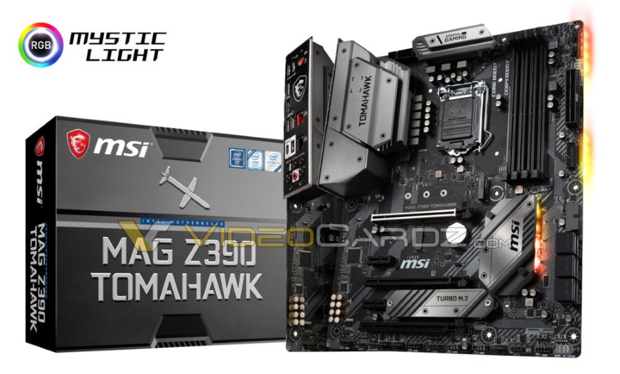 Videocardz MSI MAG Z390 Tomahawk