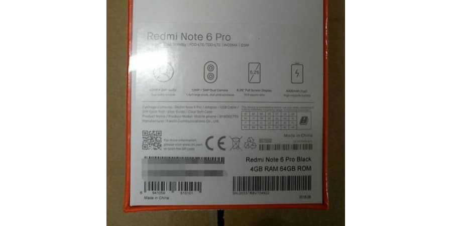 Xiaomi Redmi Note 6 Pro 2