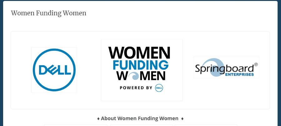 Dell EMC Springboard Enterprises Women Funding Women