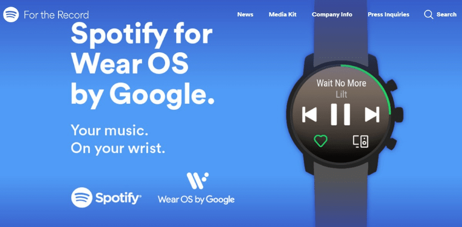 Spotify Wear OSSpotify Wear OS