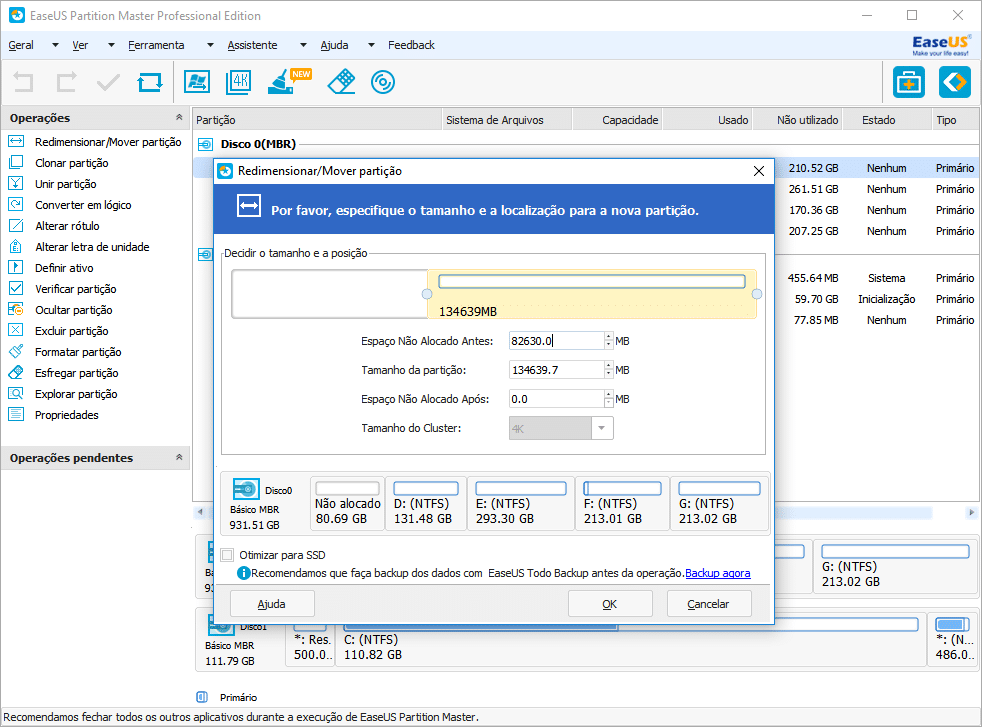 EaseUS Partition Master